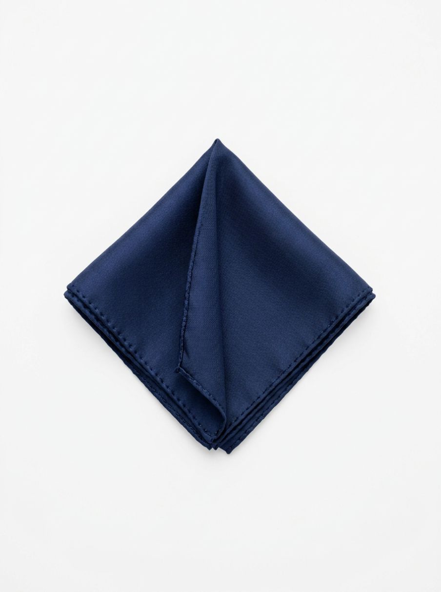 Hand-Rolled Mulberry Silk Pocket Square